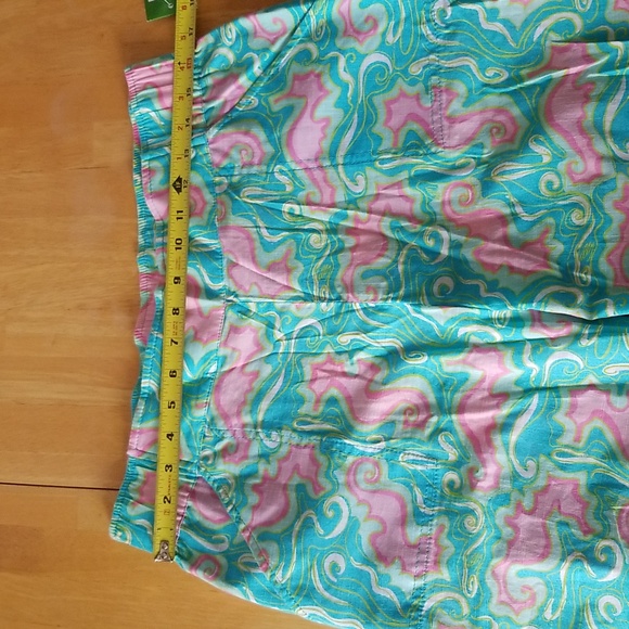 Lilly Pulitzer Beach Pant  Turquoise Lock Me Up - Picture 5 of 11